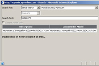 Search dialog partial screenshot